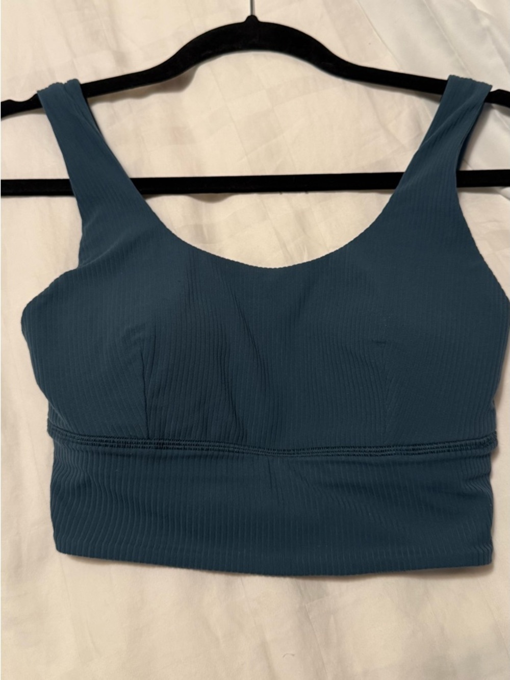 Lululemon Align Ribbed Bra *Light Support C/D Cup Green Jasper size 4 - Picture 7 of 9